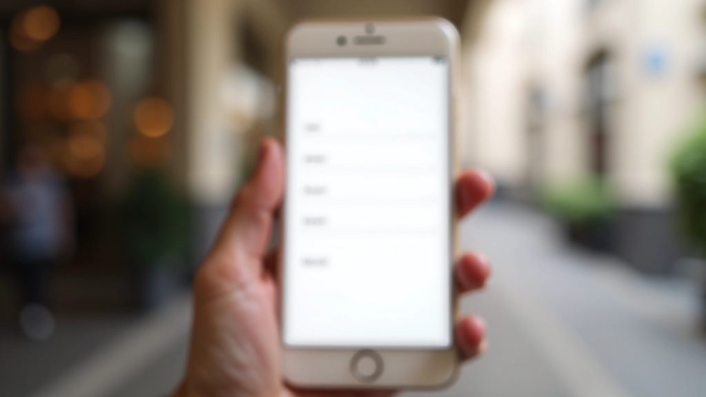 Telefoon met mobiel-vriendelijk contactformulier, goed leesbaar op klein scherm