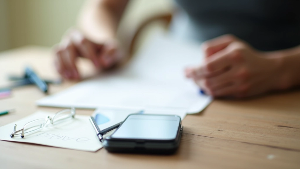 Contactformulier voorbeeld op een smartphone scherm in professionele omgeving